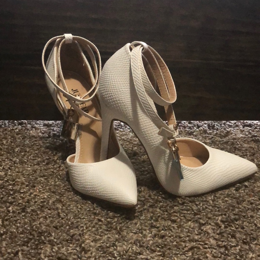 Brand new ankle wrap pumps